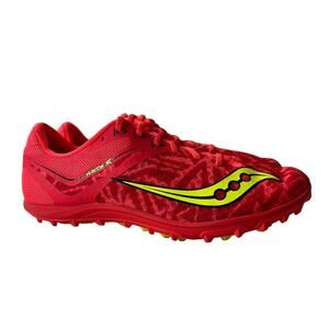 Saucony Racing Havok XC Flat Vizi Red/Citron Women's Track Shoe Size 7